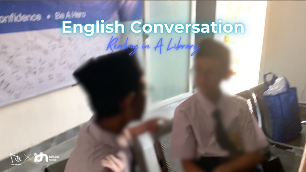 Short Conversation – Reading in a Library